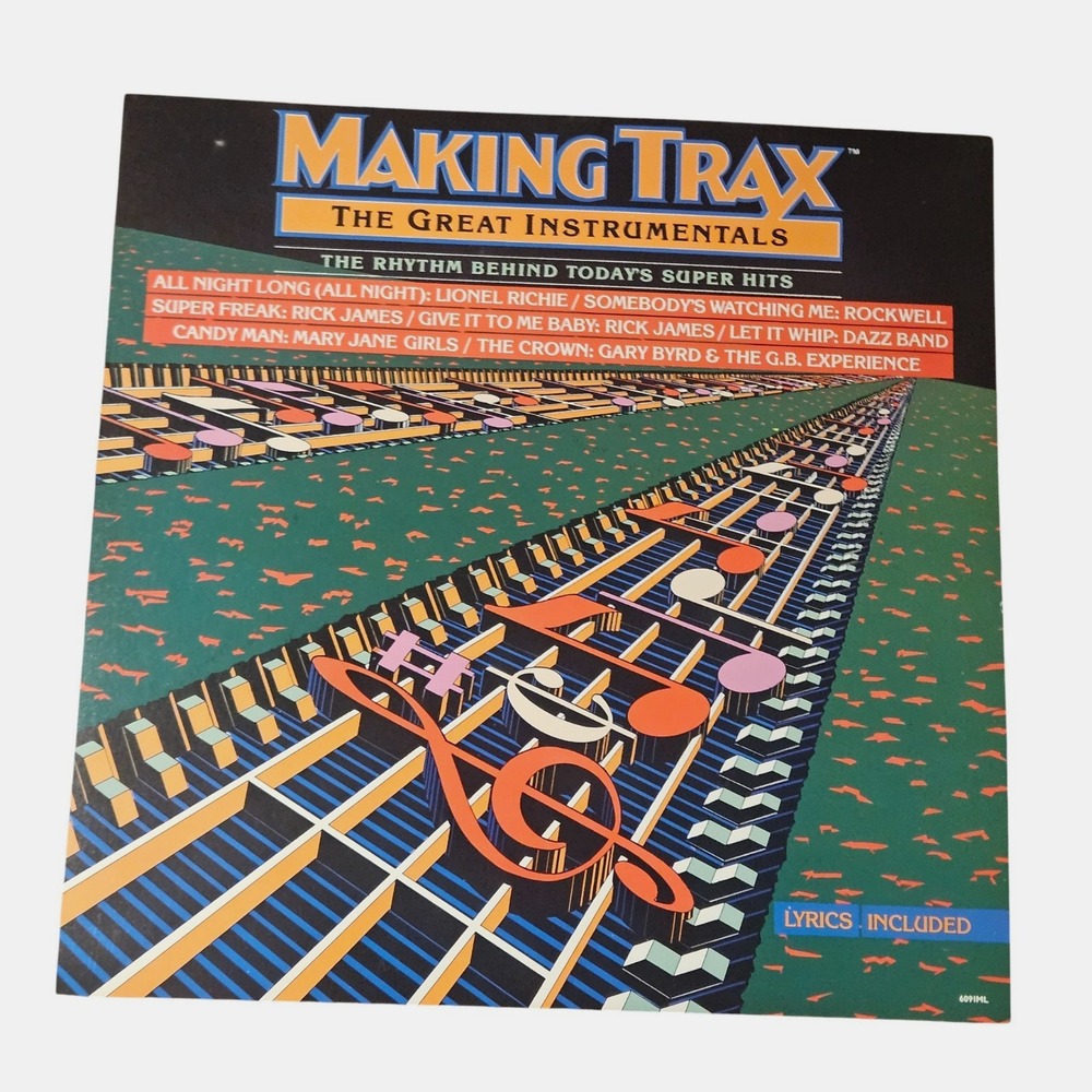 Making Trax - The Great Instrumentals Vintage 1984 Promo Flat Poster 12x12